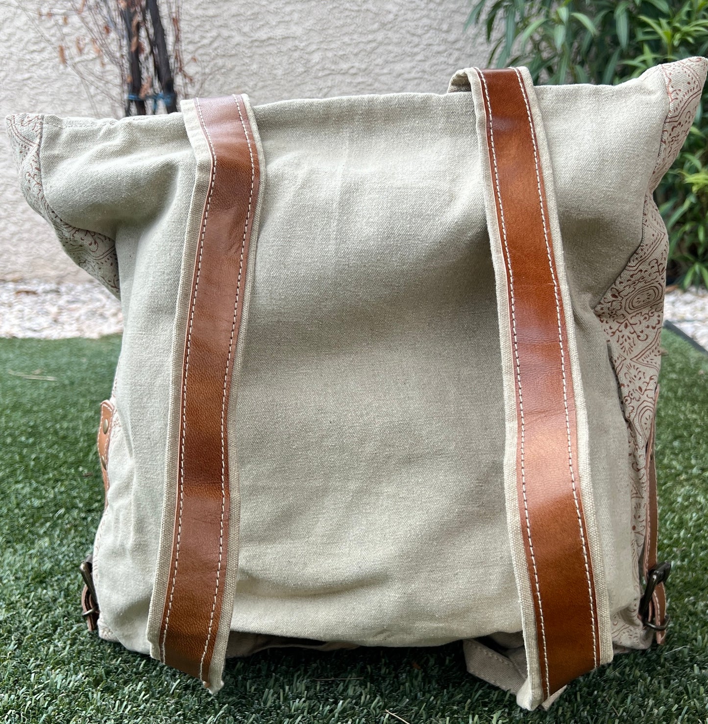 Brindle Cowhide Backpack - Freckles