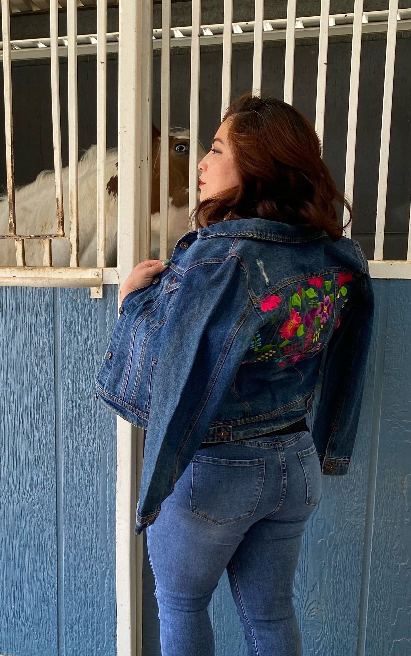 Embroidered Denim Jacket