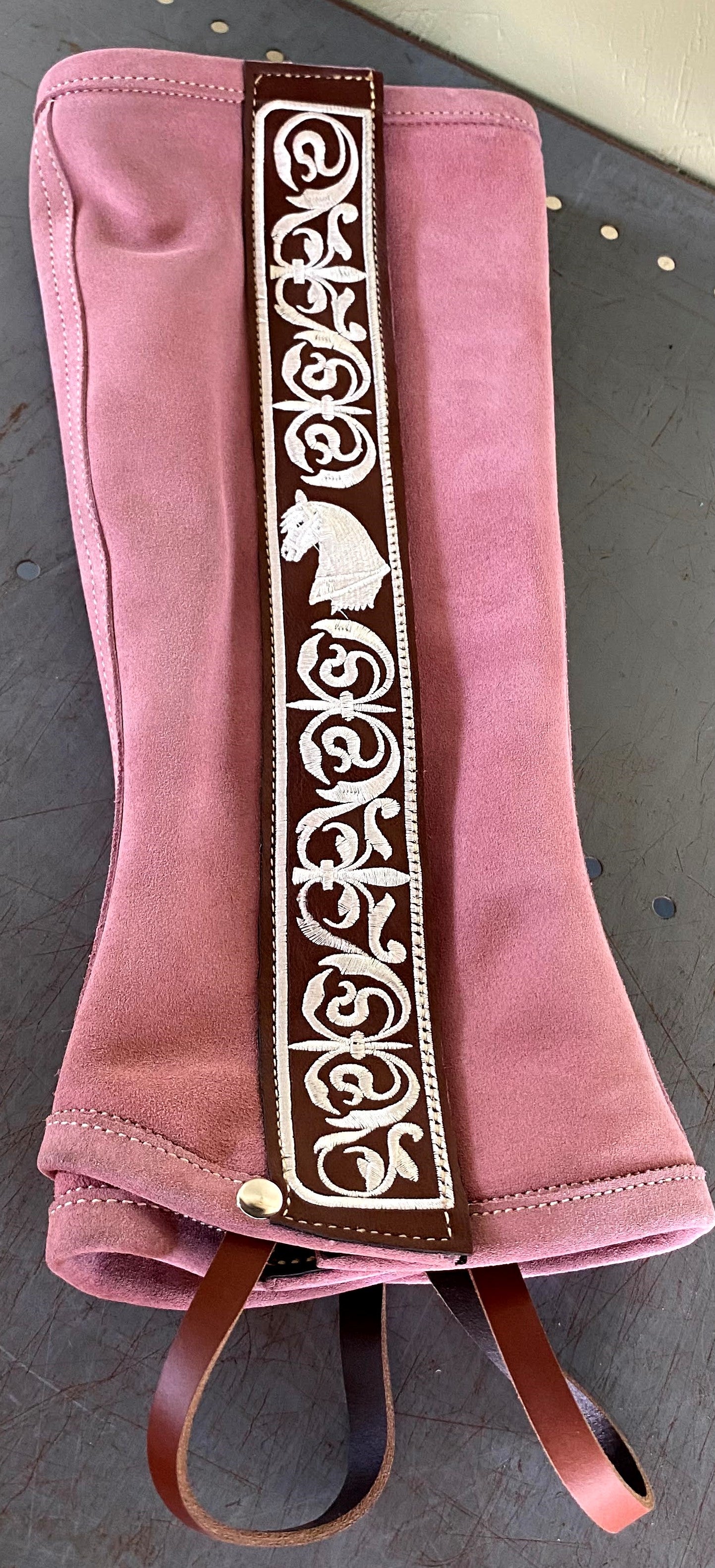 Embroidered Half Chaps/ Polainas Bordadas