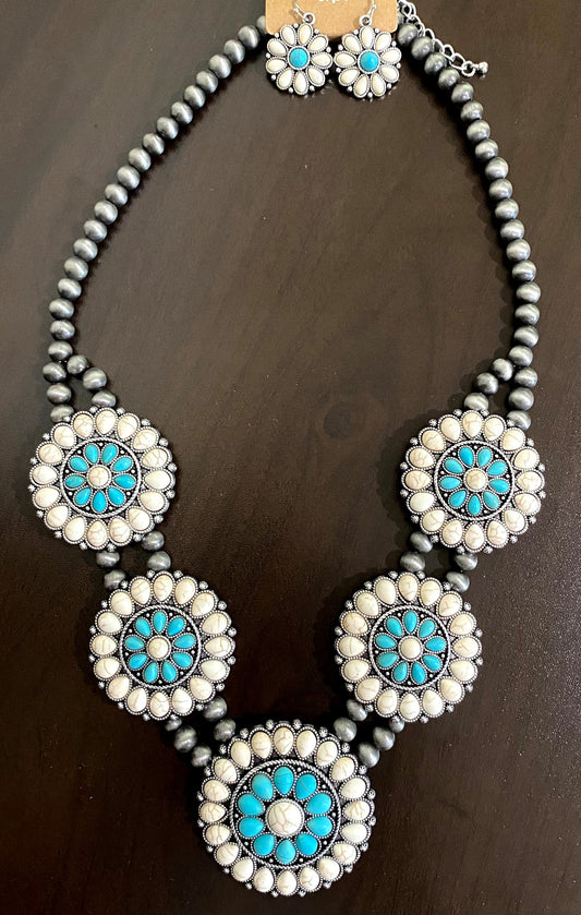 Navajo Inspired Pearl Set