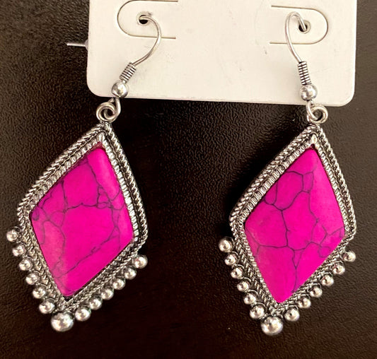 Fuchsia Corinne Earrings