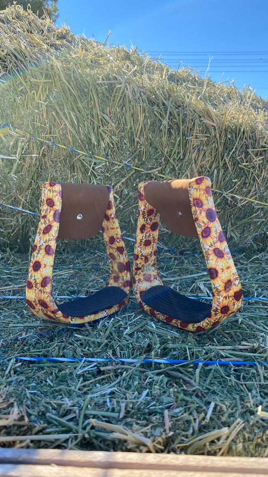 Sunflower Stirrups