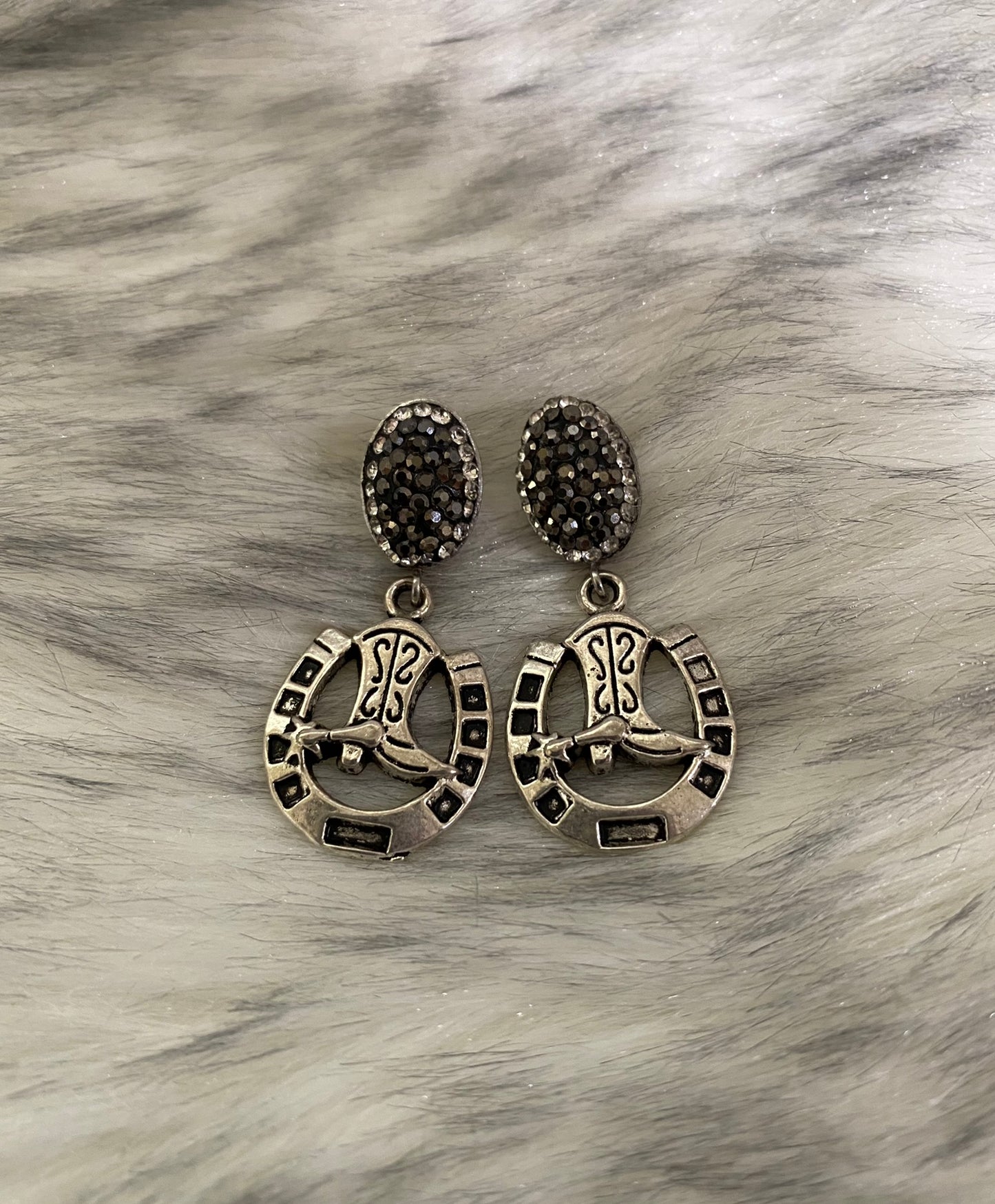 Boot & Horse Shoe Earrings