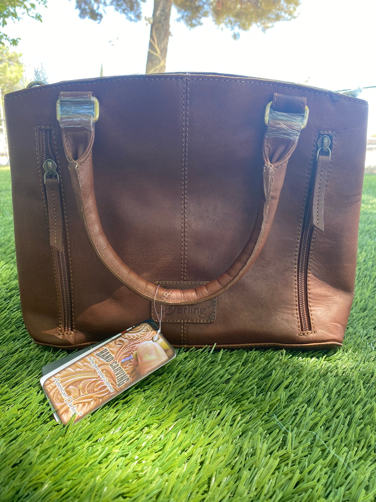 Brindle Cowhide Handbag and Crossbody