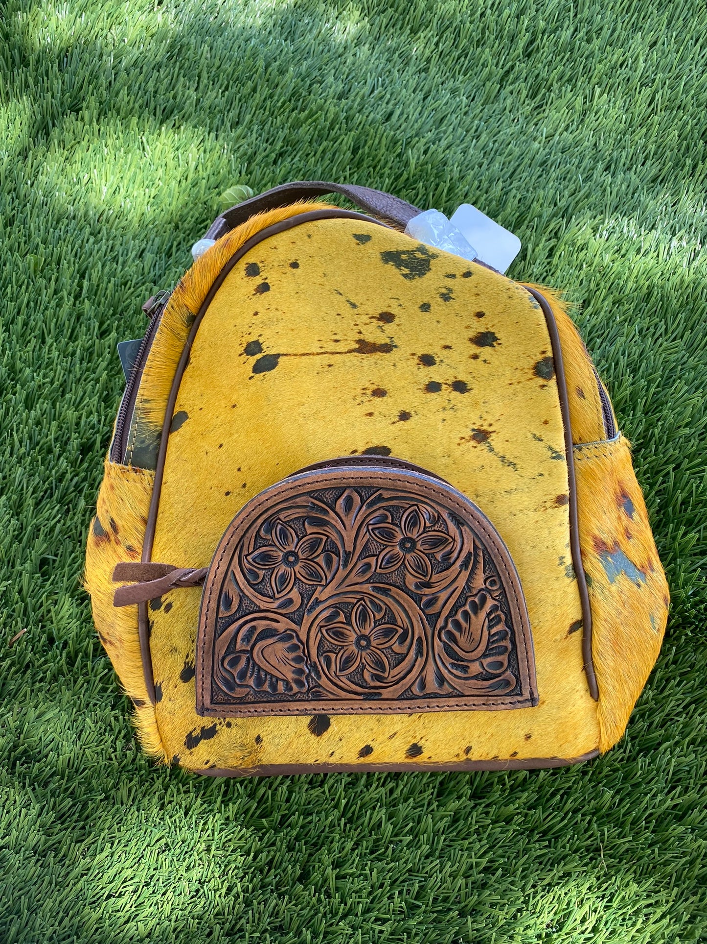 Bright Cowhide Backback