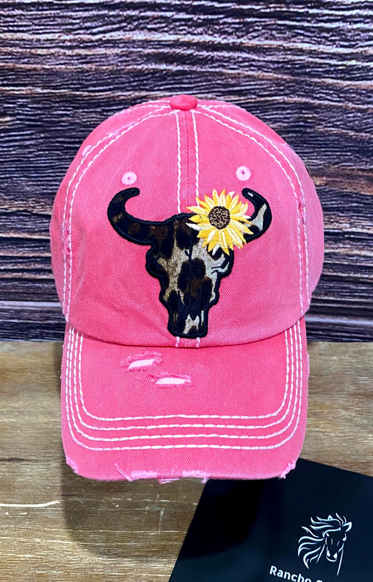 Leopard Steer Cap