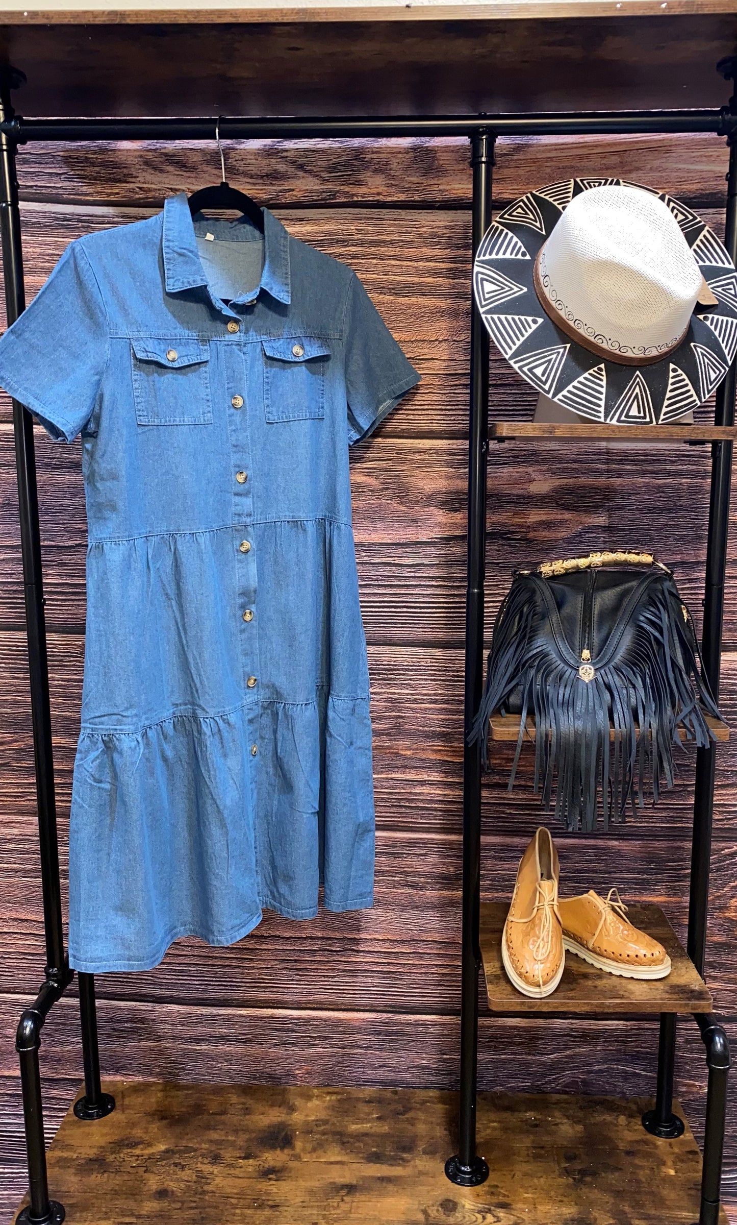 Light Blue Denim Dress