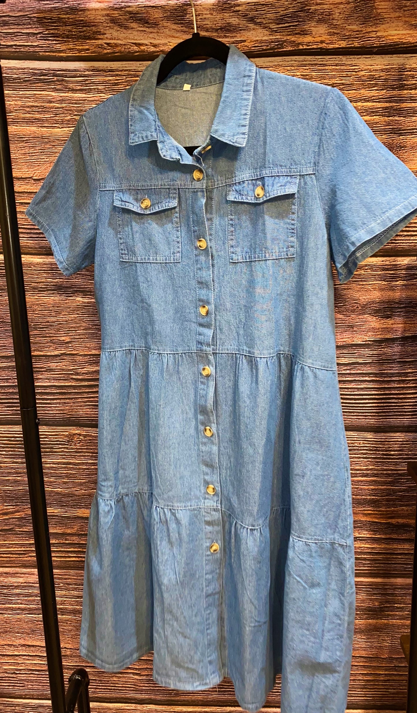 Light Blue Denim Dress